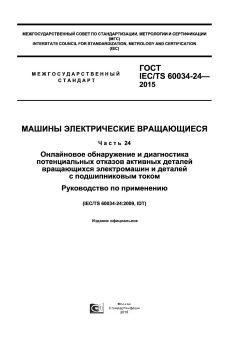 ГОСТ IEC/TS 60034-24-2015